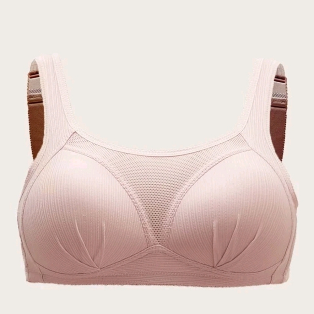 NEW, Plus Ruched Plain Bralette